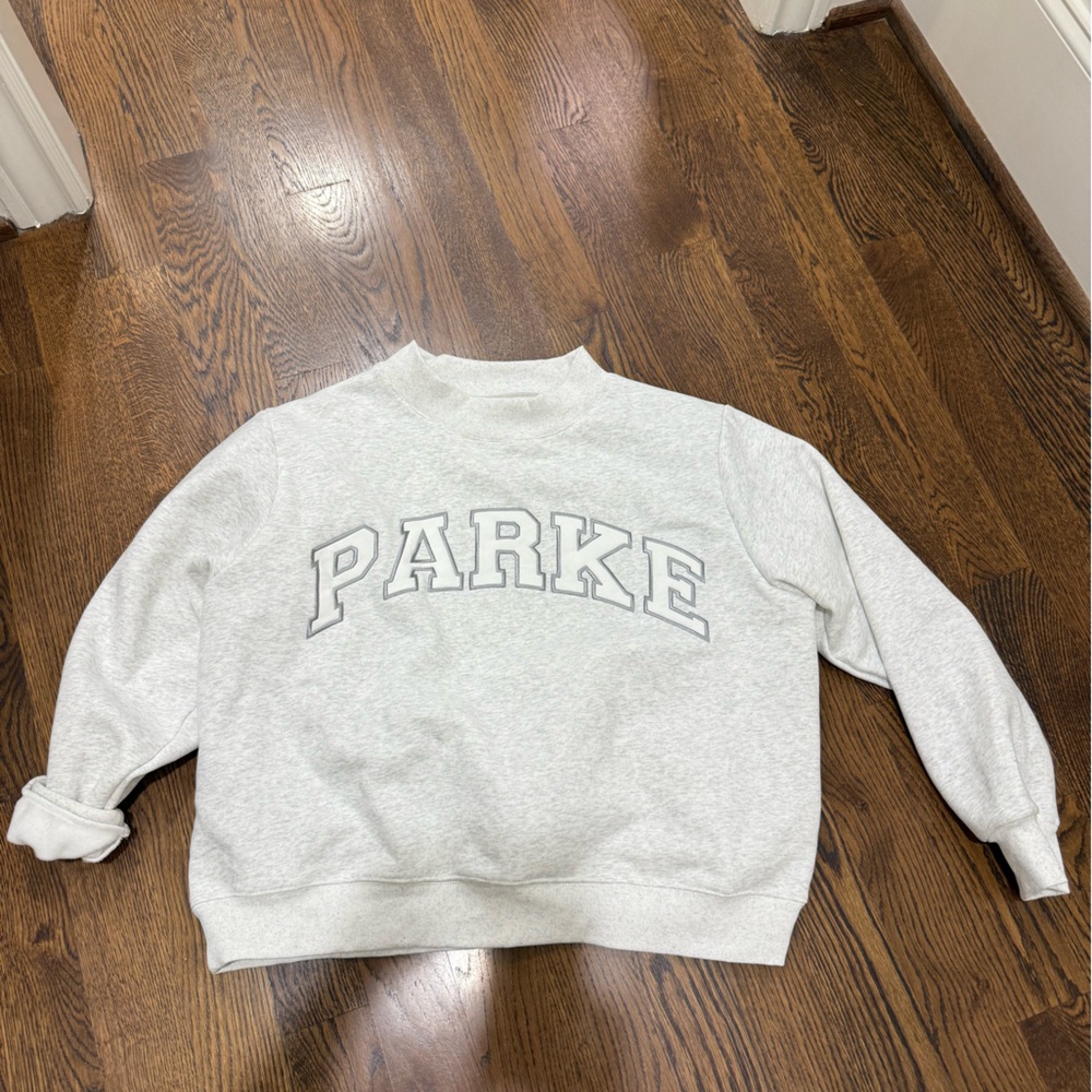 Parke Light Gray Sweatshirt size L/XL
